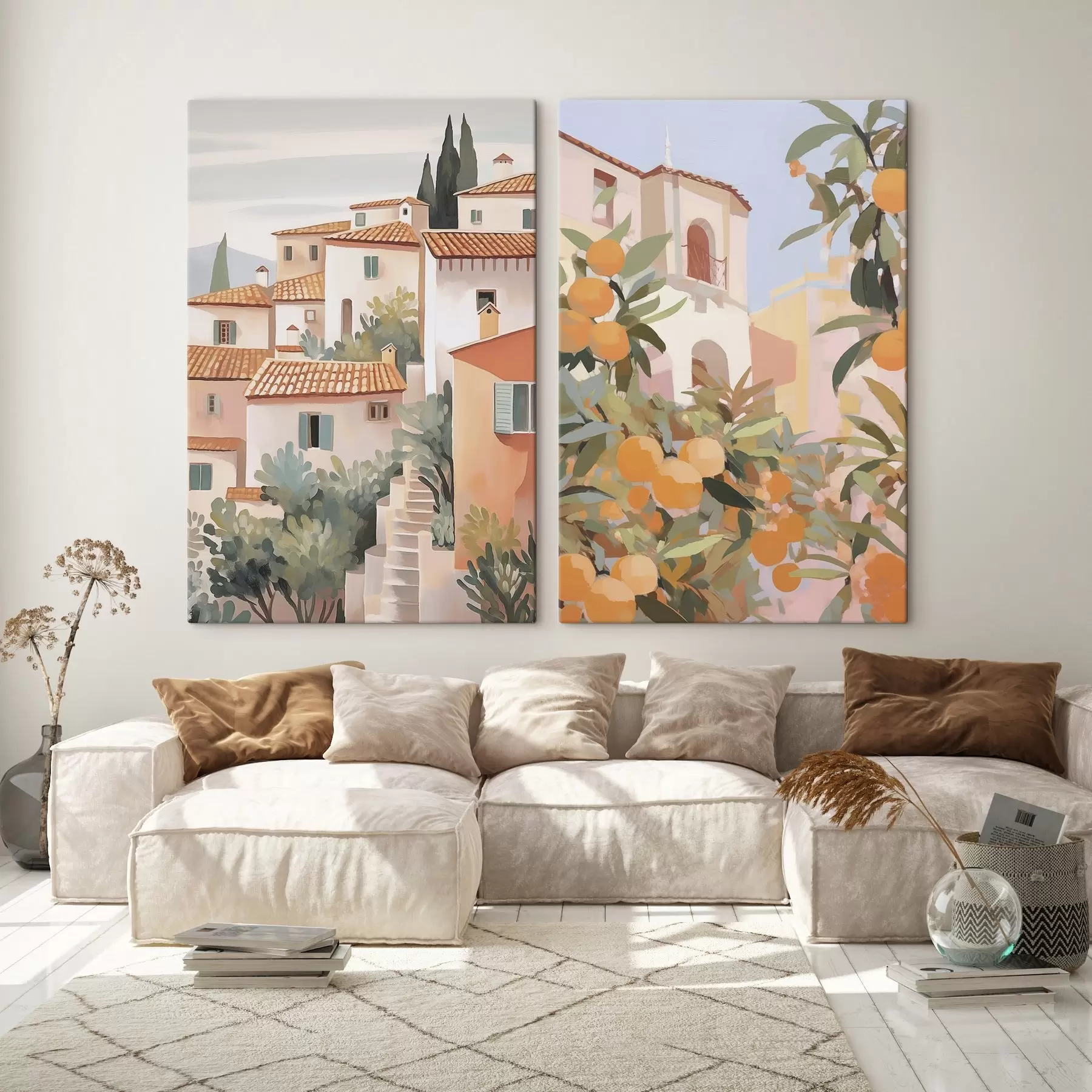 Glezna Mājas dārza vidū m00791