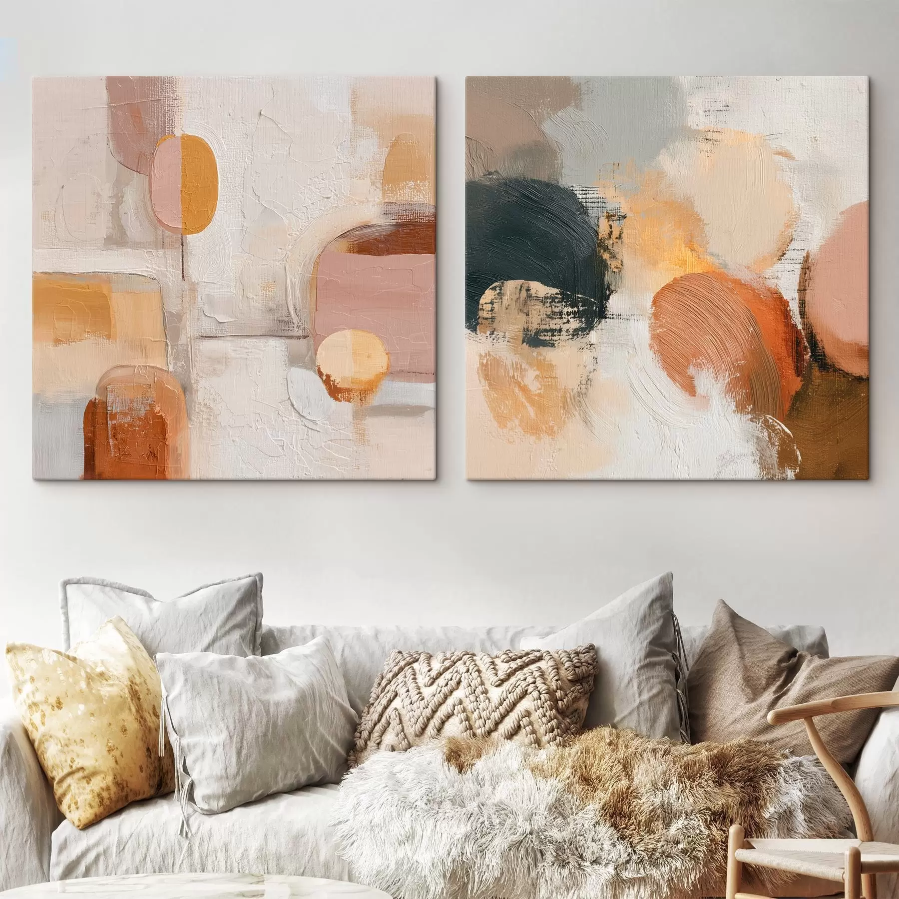 Fototapetes Mierīguma ģeometrija abstrakcijas stilā m00747