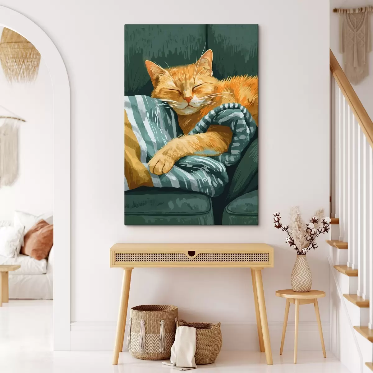 Glezna Kaķu atpūta s46055