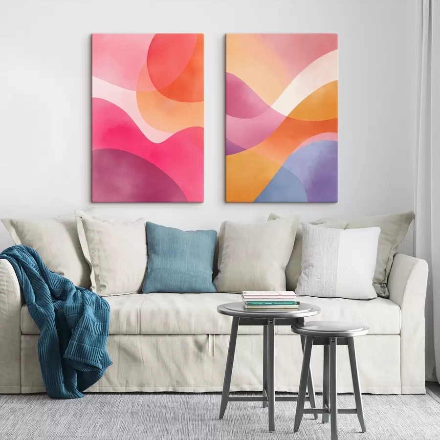 Glezna Abstraktie viļņi m00807