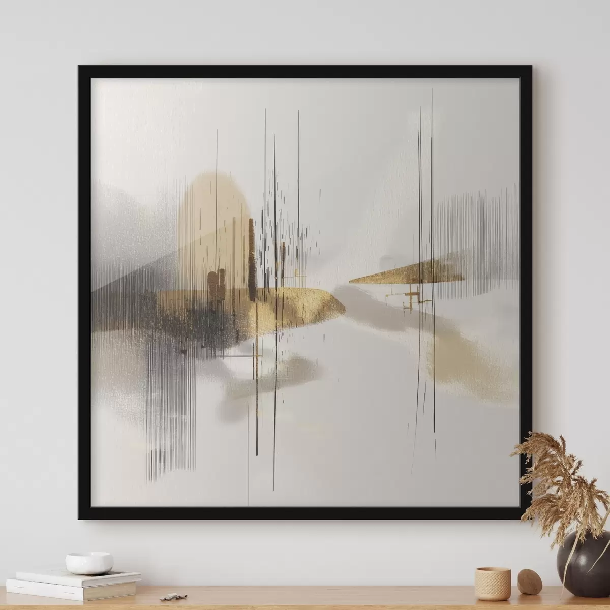 Plakāts Ramus krasts minimālisma grafikas stilā f45849