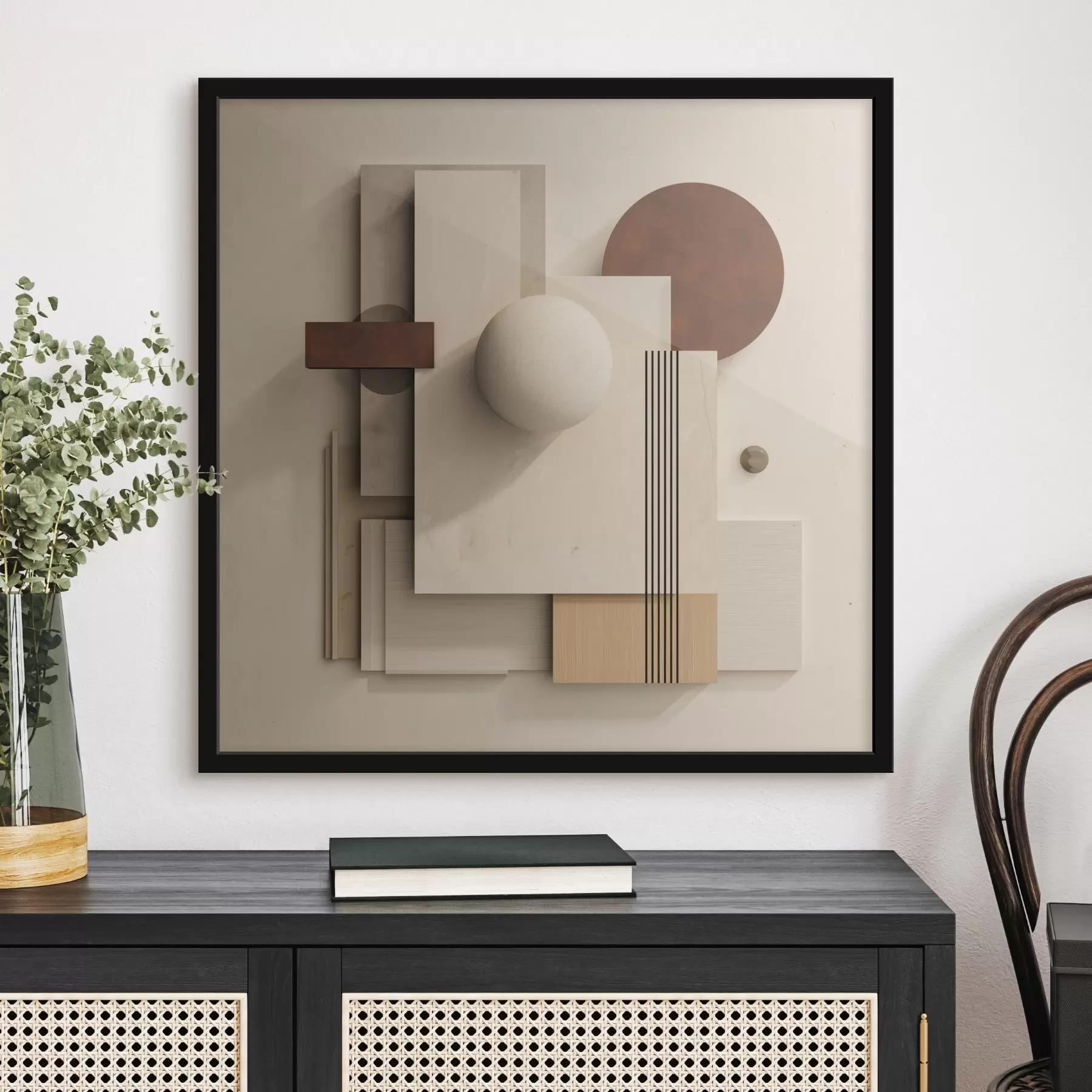 Fototapetes Mierīguma ģeometrija modernā minimālisma stilā f45856