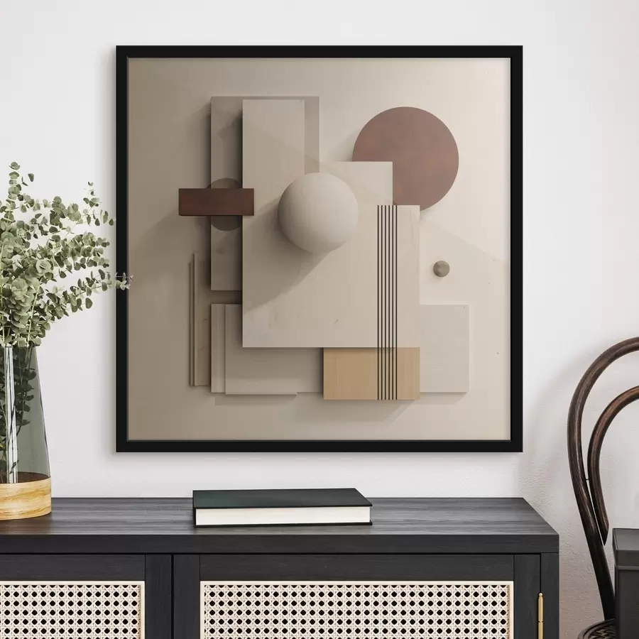 Fototapetes Mierīguma ģeometrija modernā minimālisma stilā f45856