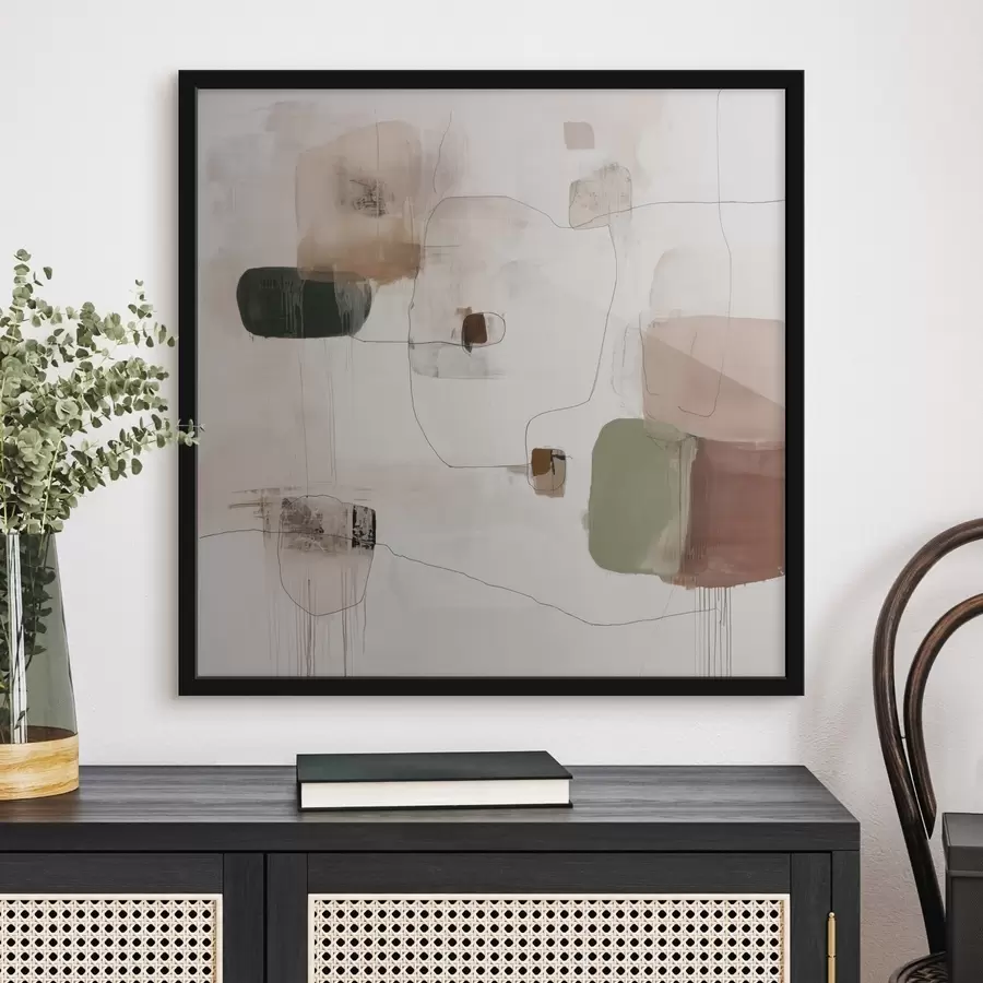 Fototapetes Abstrakts minimālisms siltos toņos f45860