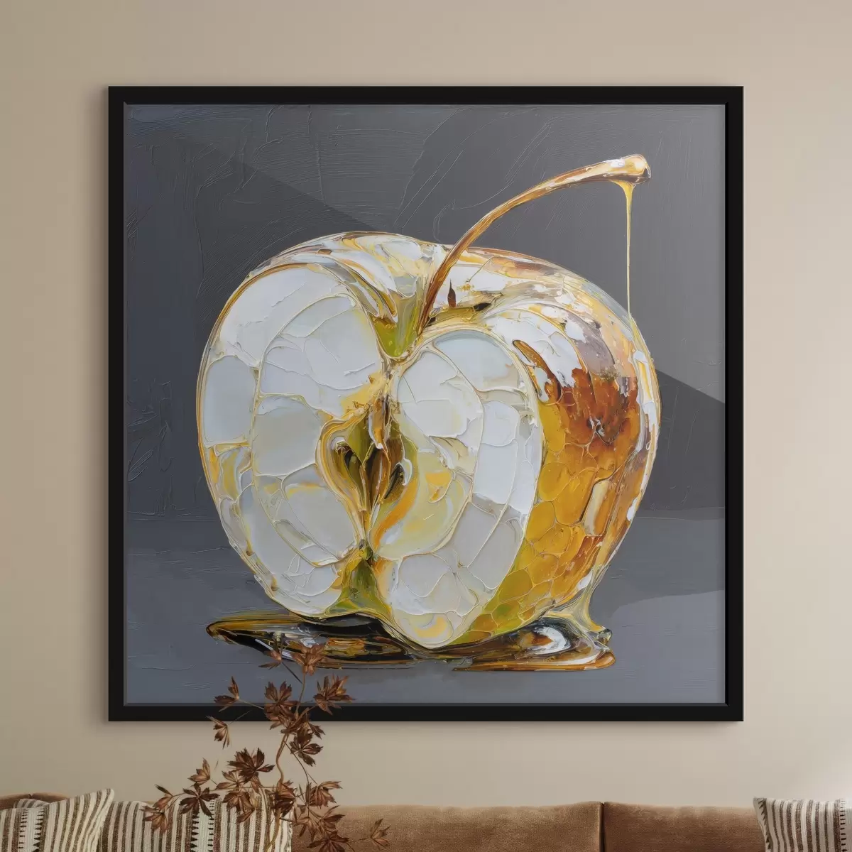 Plakāts Salds ābols glezniecības stilā f45861