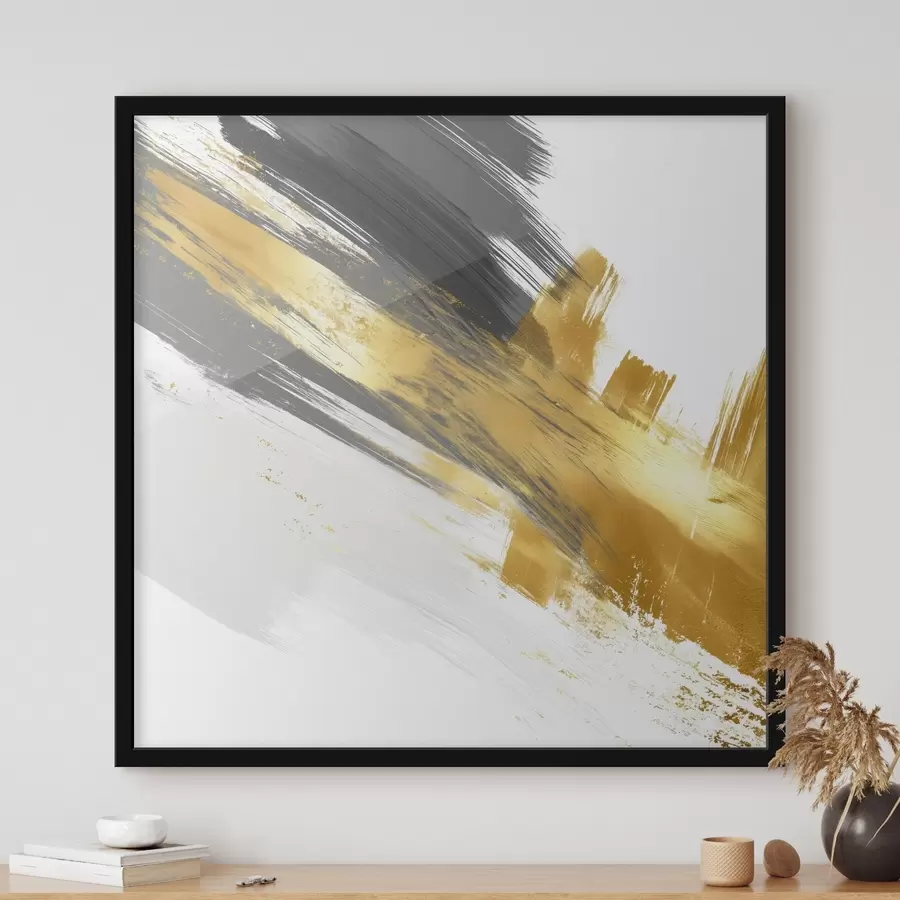 Fototapetes Mūsdienu māksla ar ātru otu triepienu elementiem f45865