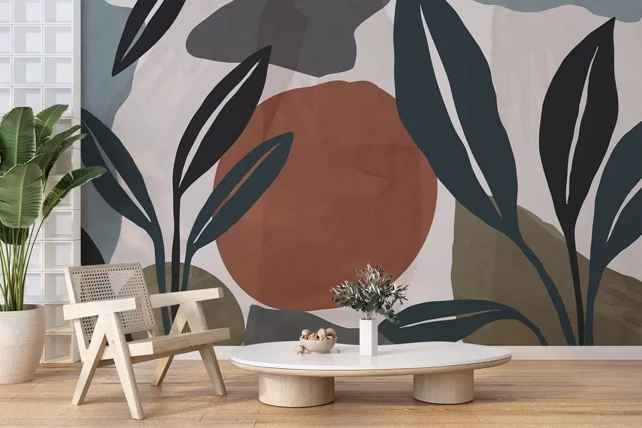 Fototapetes Abstraktā botānika w04592