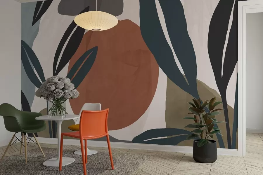 Fototapetes Abstraktā botānika w04592