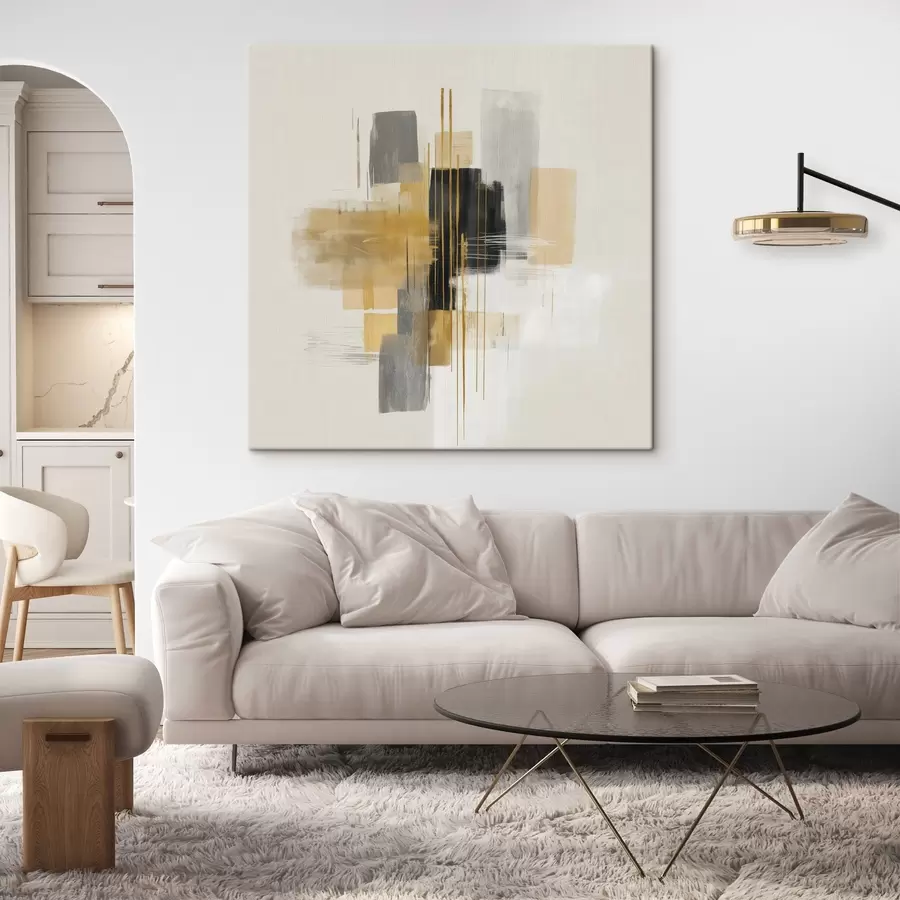 Glezna Telpas vertikāles grafiskā abstrakcijas stilā s45850