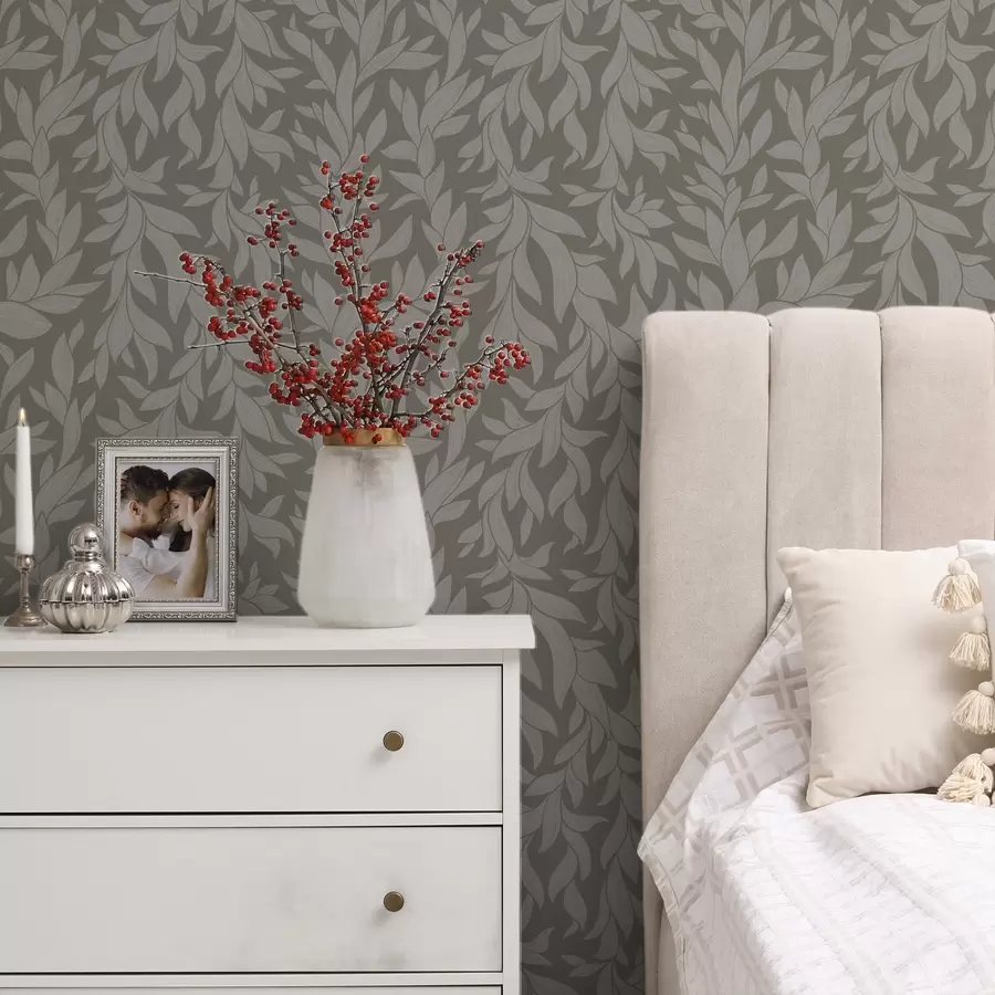 Fototapetes Olīvu fons ar ceriņlapām, lineāra tekstūra a00616v1