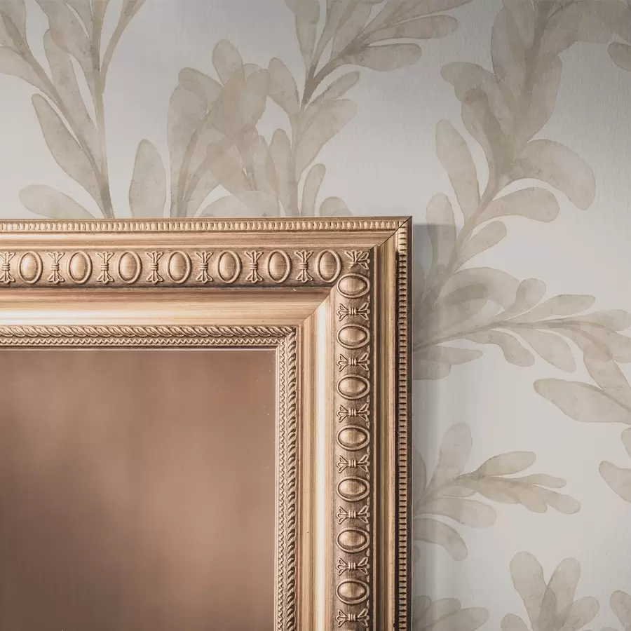 Fototapetes Akvareļa krāsas smilškrāsas zari, maigs botānisks motīvs a00617