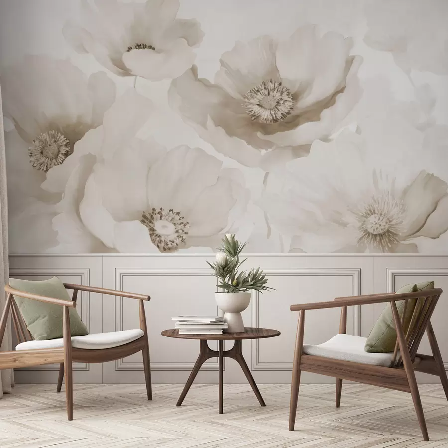 Fototapetes Magones  bēša toņos w04656v1