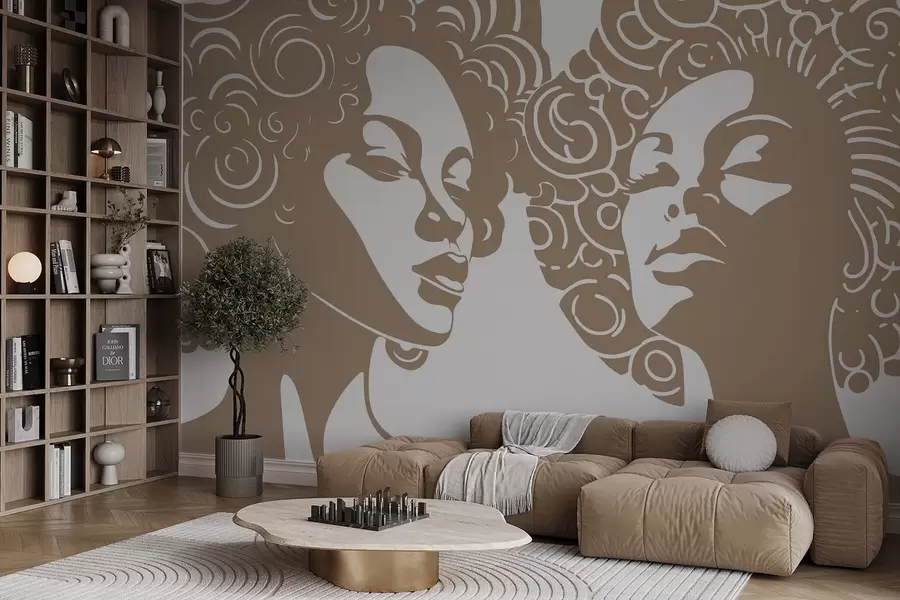 Fototapetes Divas meitenes w04688