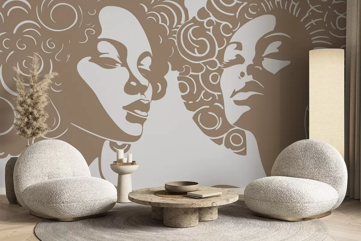 Fototapetes Divas meitenes w04688