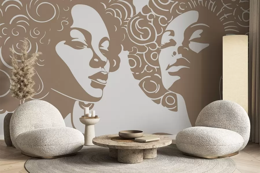 Fototapetes Divas meitenes w04688