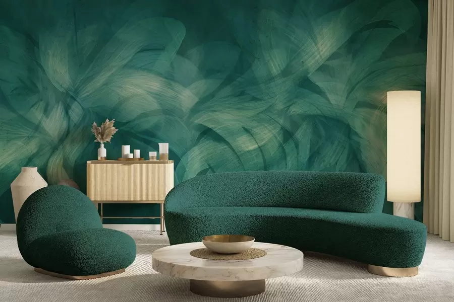 Fototapetes Abstraktas viļņi uz betona sienas w04668