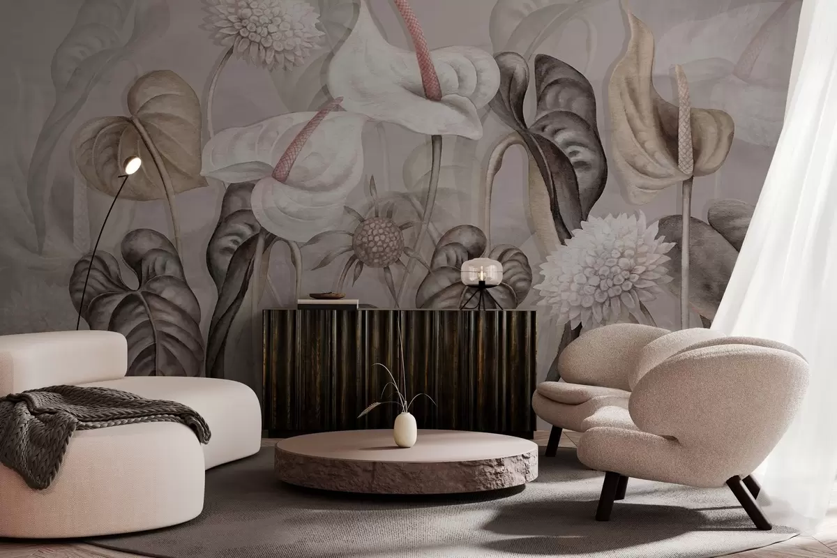 Fototapetes Augi uz sienas w04669v1