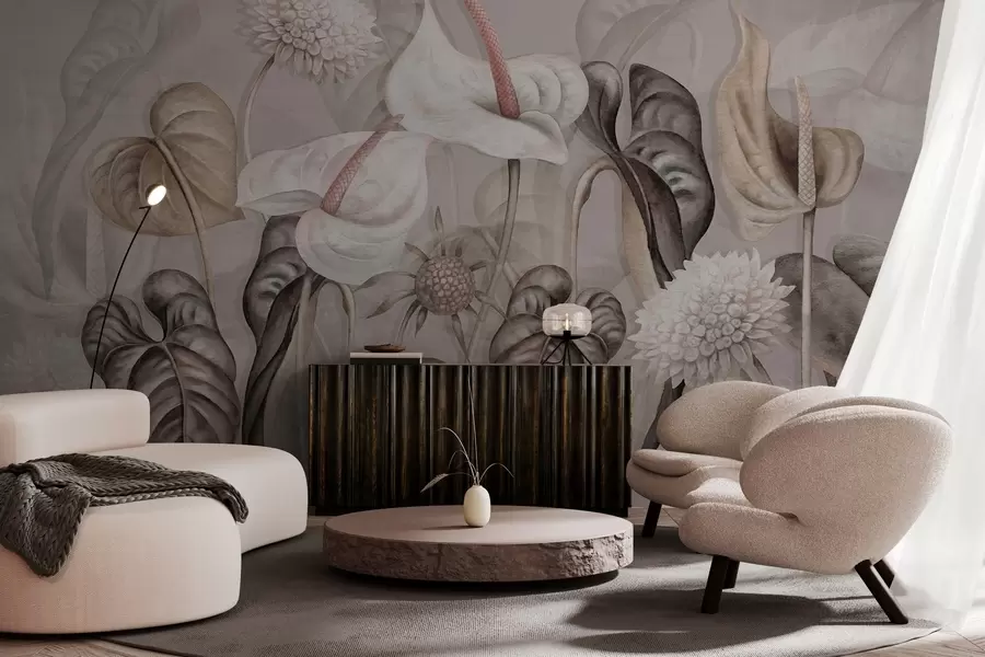 Fototapetes Augi uz sienas w04669v1