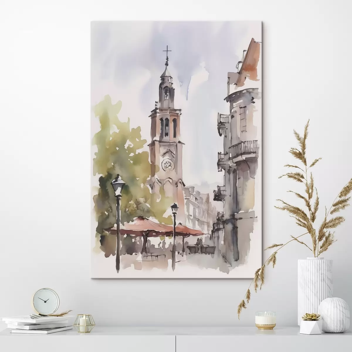 Glezna Pilsētas ainava s46121