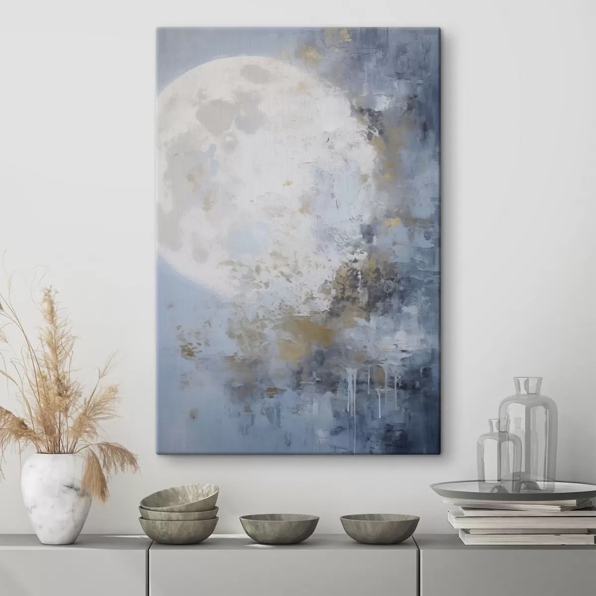 Glezna Mēness abstrakcija s46125