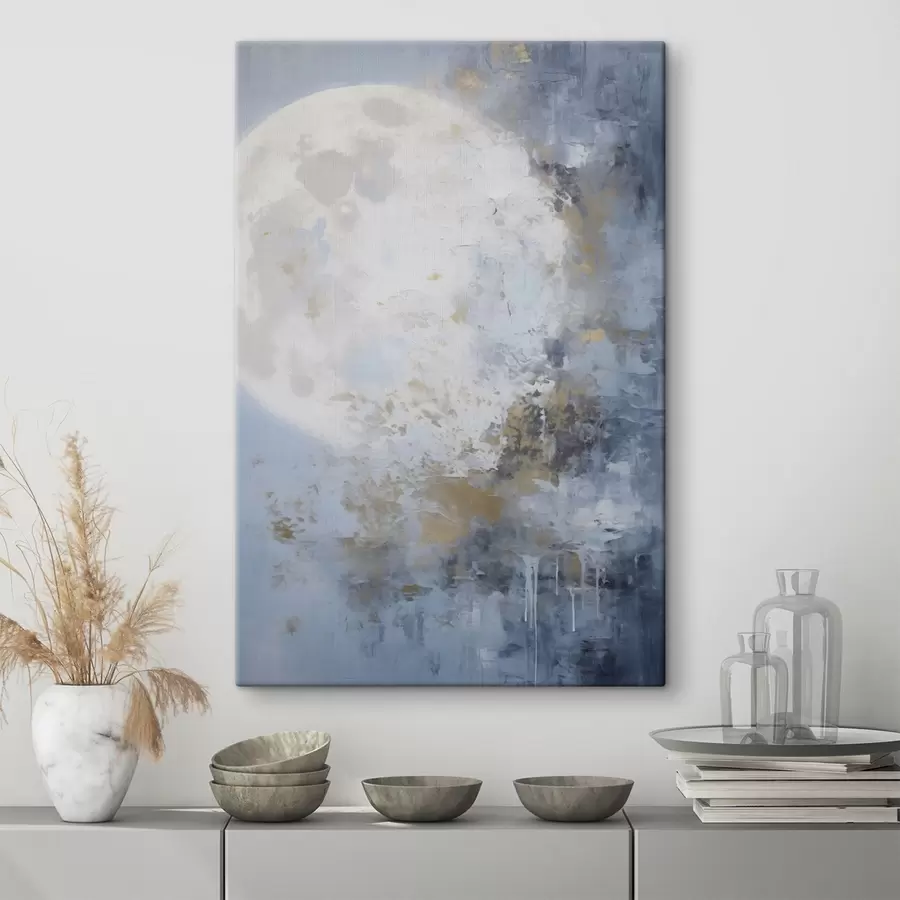 Glezna Mēness abstrakcija s46125