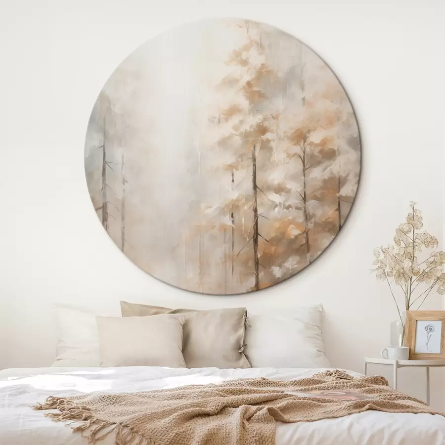 Glezna Koki mežā, glezna r46123