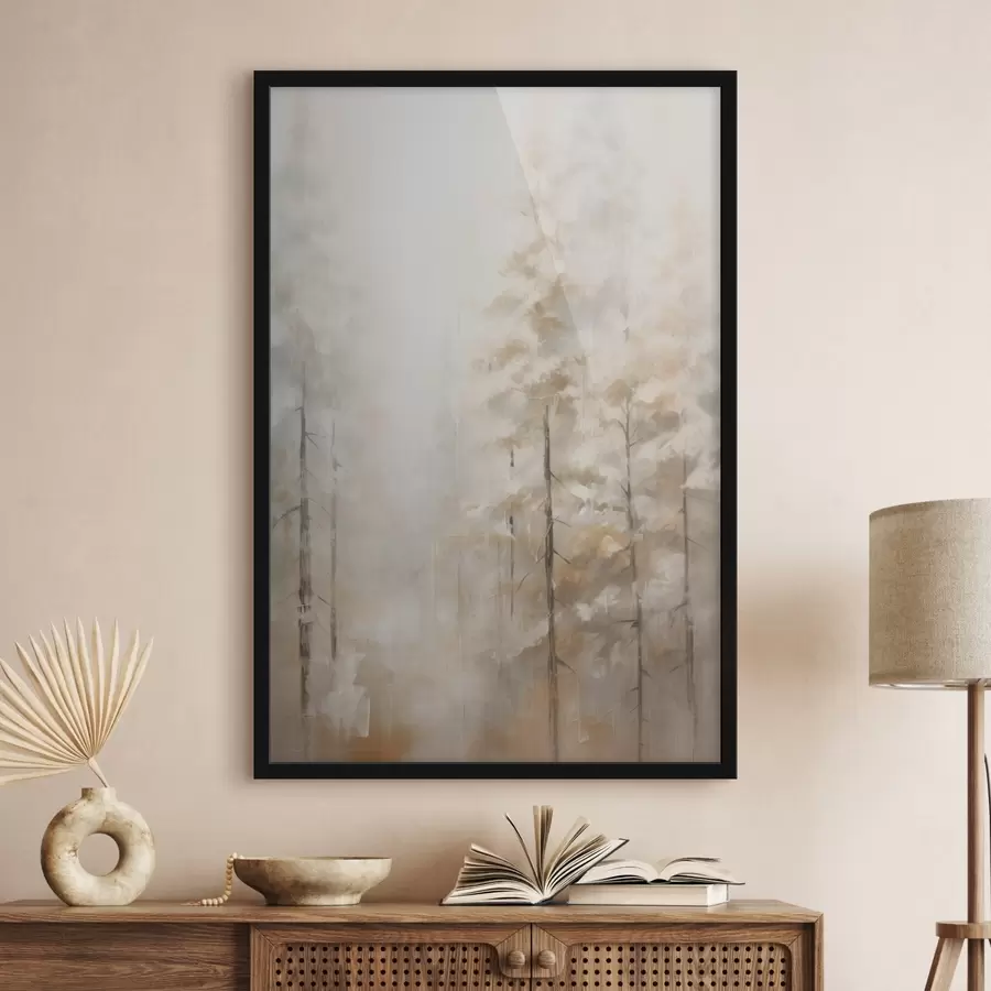 Fototapetes Koki mežā, glezna f46123