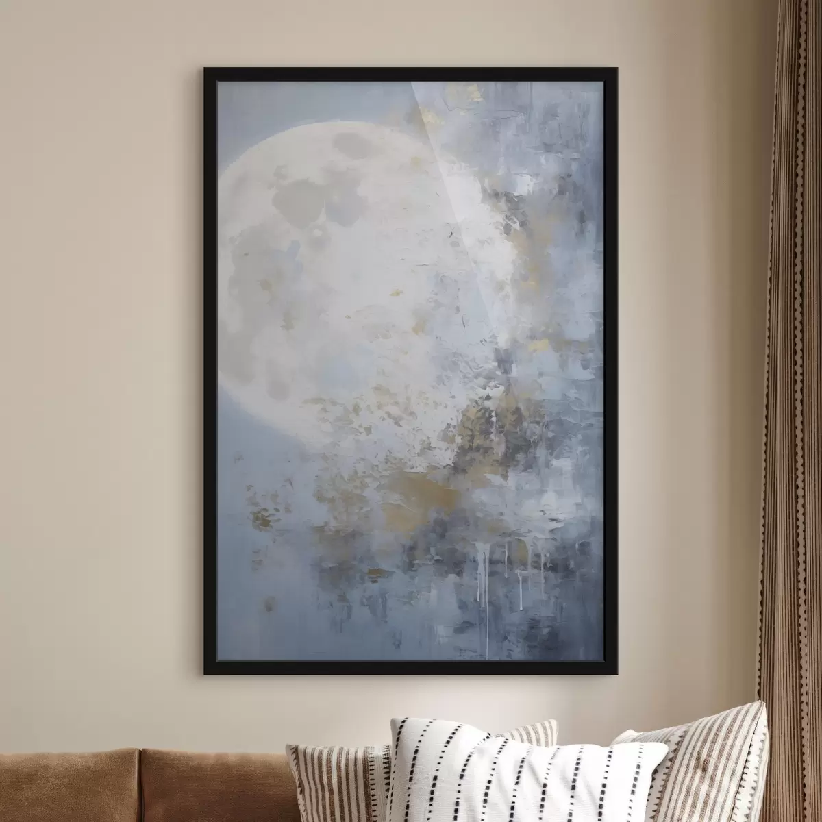 Plakāts Mēness abstrakcija f46125