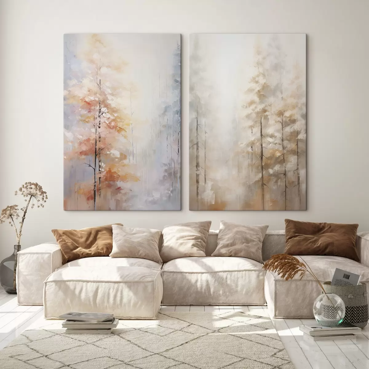 Glezna Rudens meža imitācijas glezna m00833