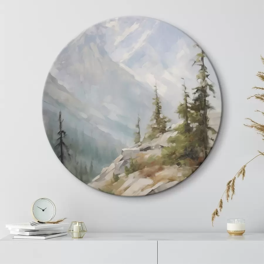 Glezna Egles kalnu fonā r46202