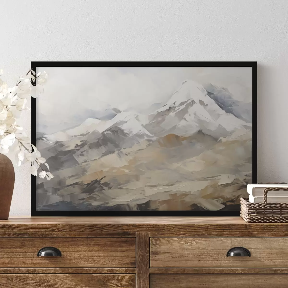 Plakāts Kalnu imitācijas glezna f46193