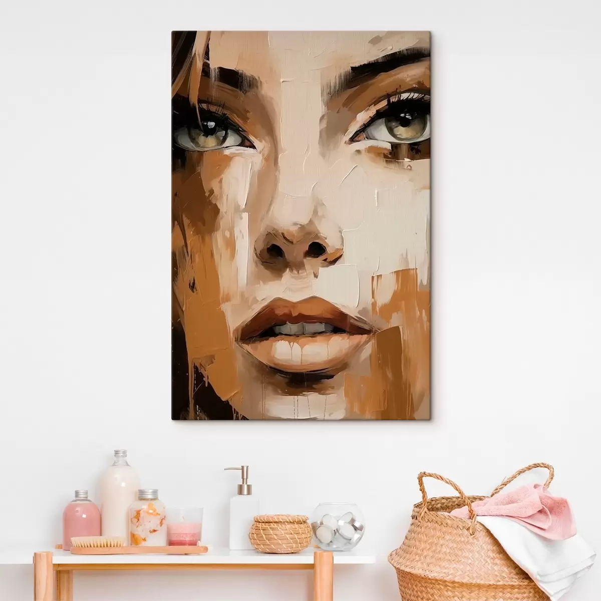 Glezna Abstrakts sievietes portrets s46228