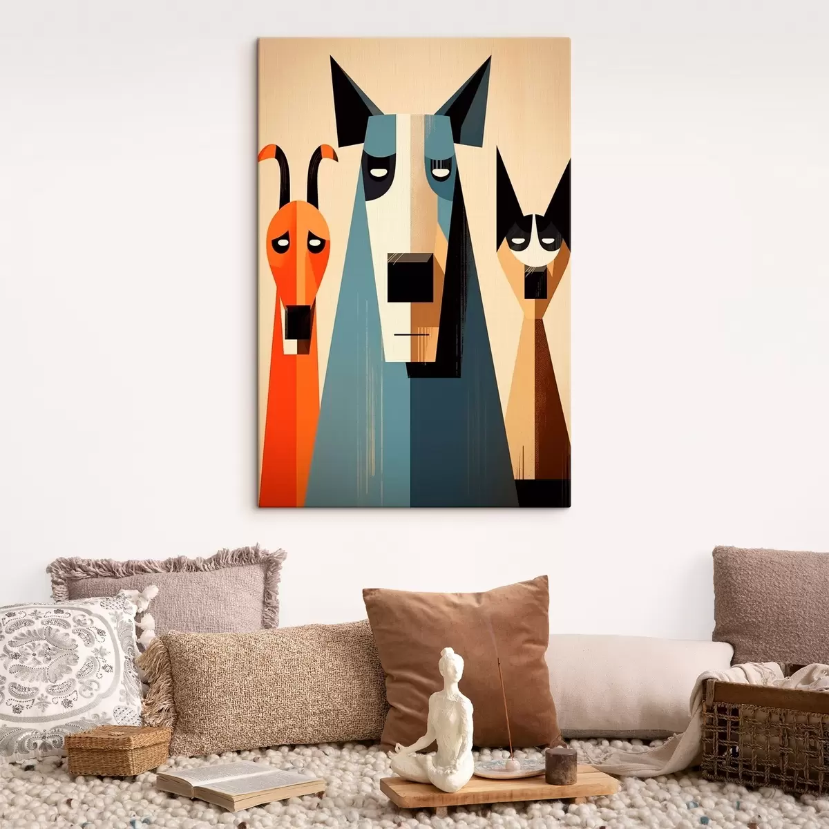 Glezna Kopsavilkums Suņi s46235