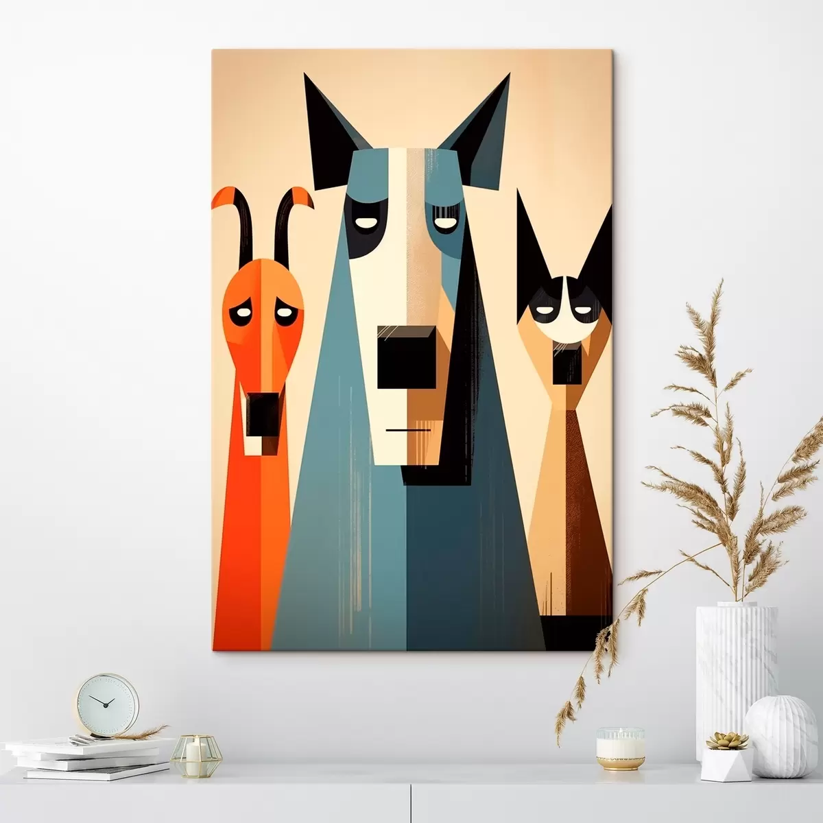 Glezna Kopsavilkums Suņi s46235