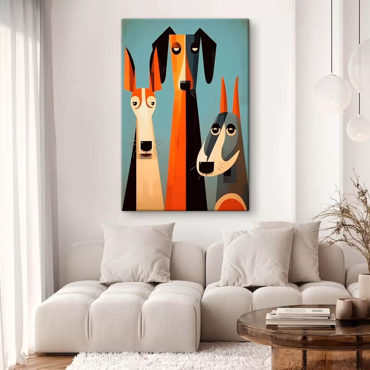 Glezna Kopsavilkums Suņi s46236