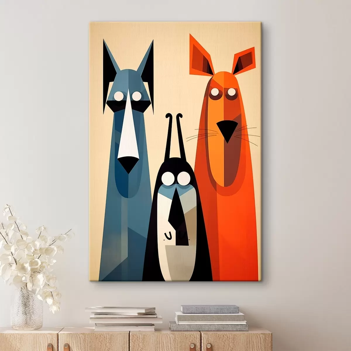 Glezna Kopsavilkums Suņi s46237