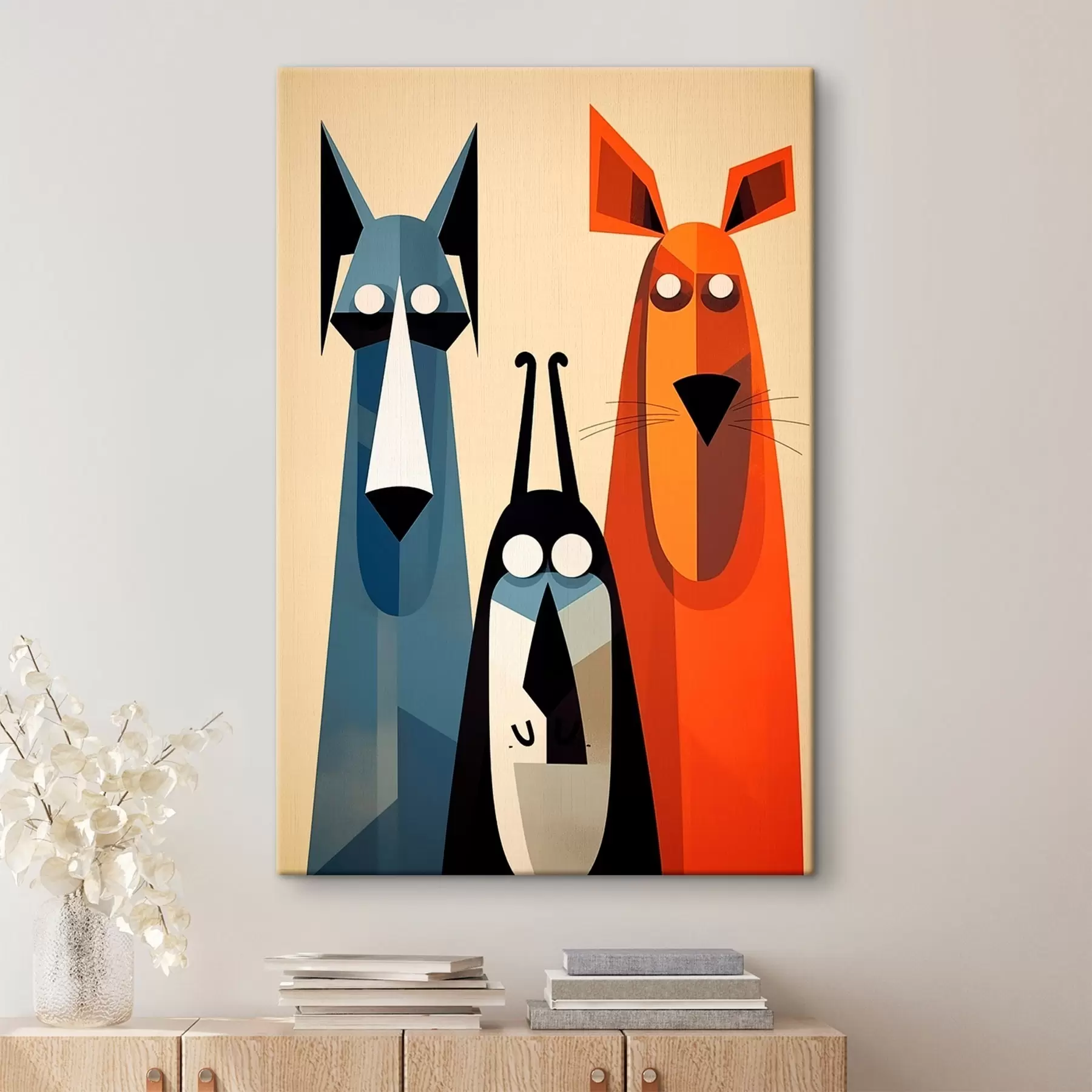 Glezna Kopsavilkums Suņi s46237