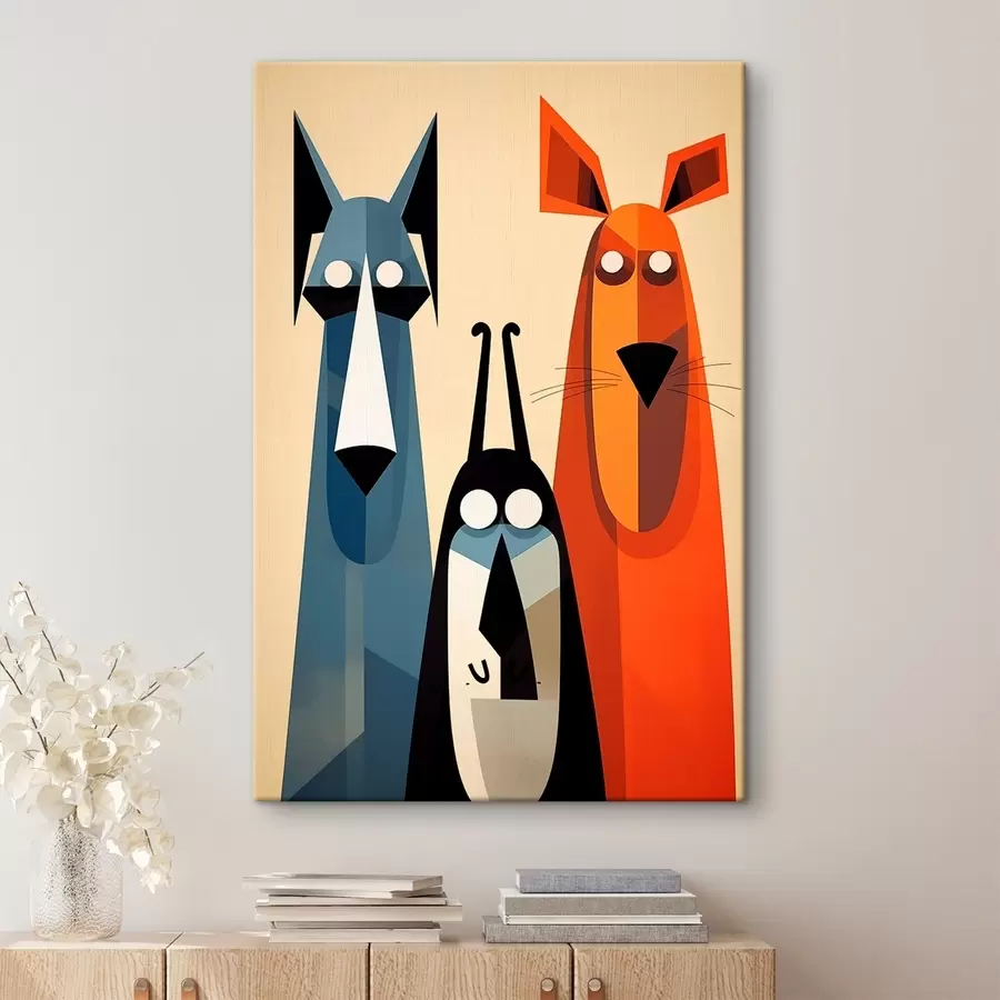 Glezna Kopsavilkums Suņi s46237