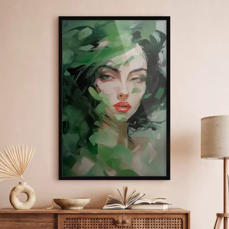 Fototapetes Abstrakts sievietes portrets f46224