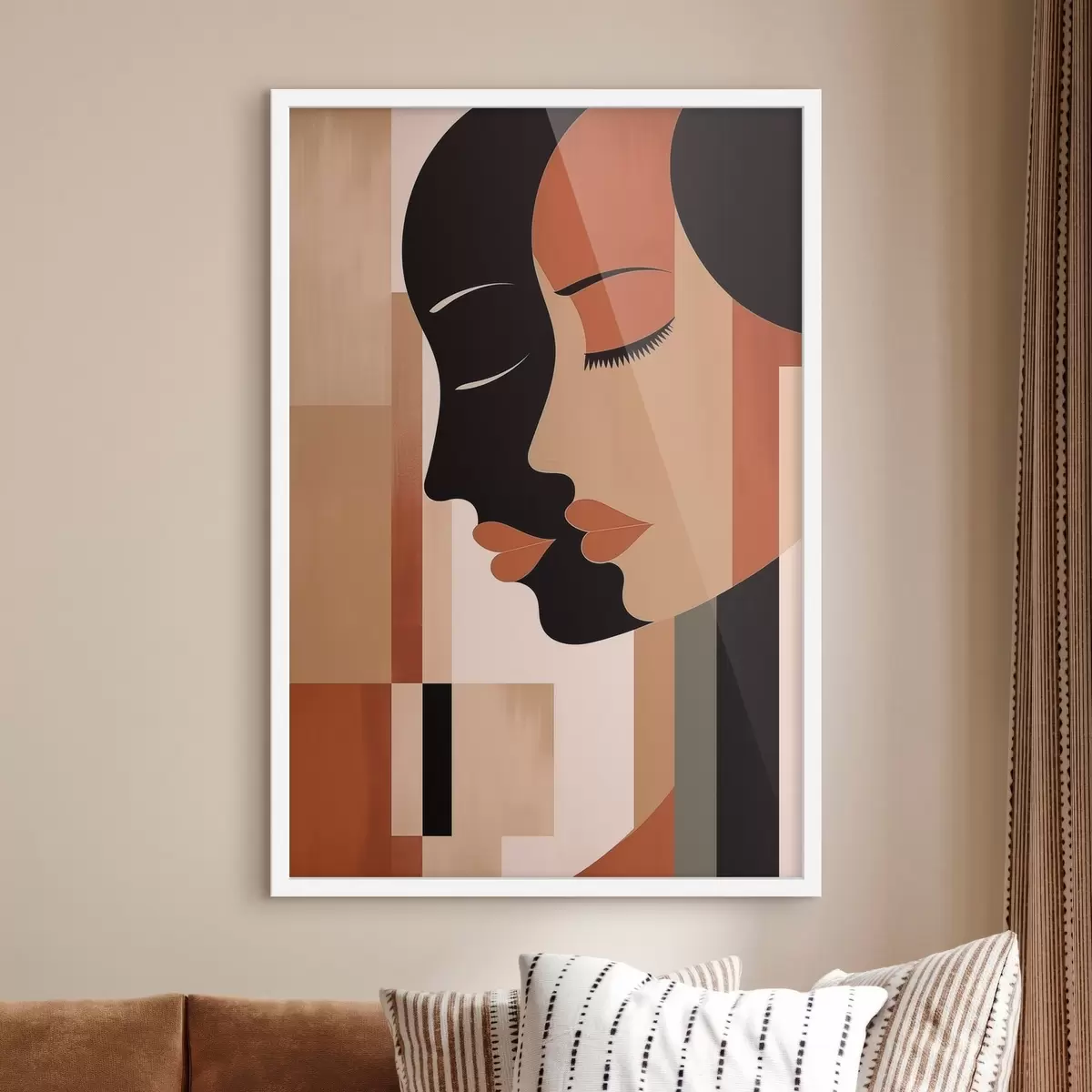 Plakāts Abstraktas sejas f46241