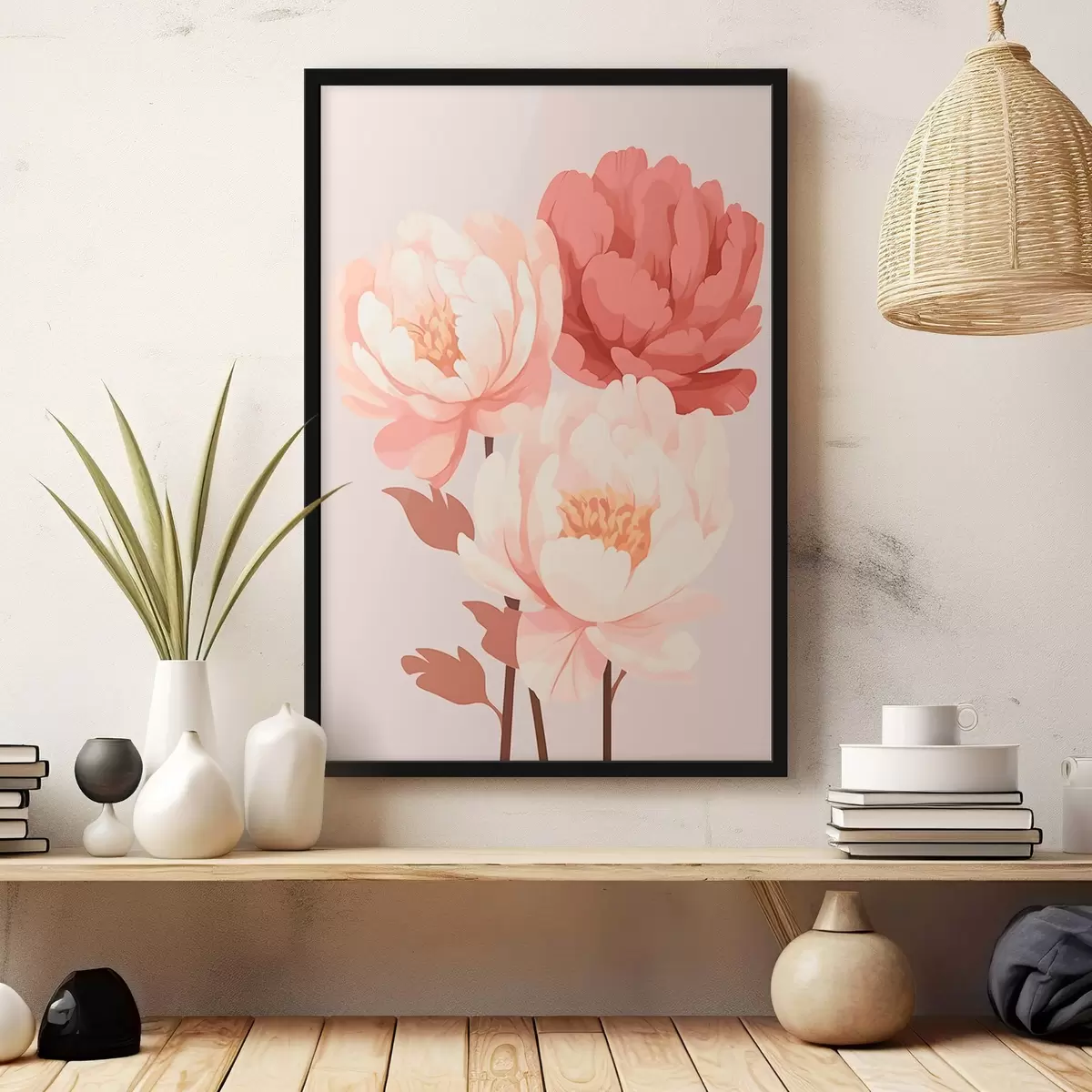 Plakāts Peonijas f46252