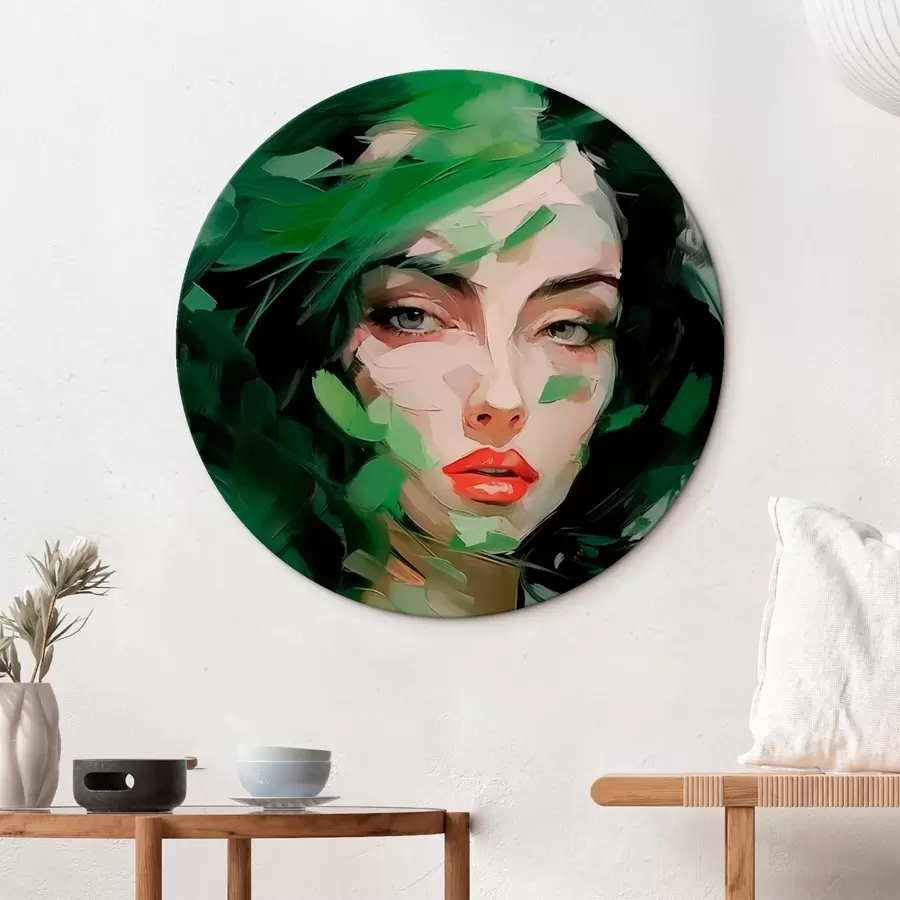 Glezna Abstrakts sievietes portrets r46224