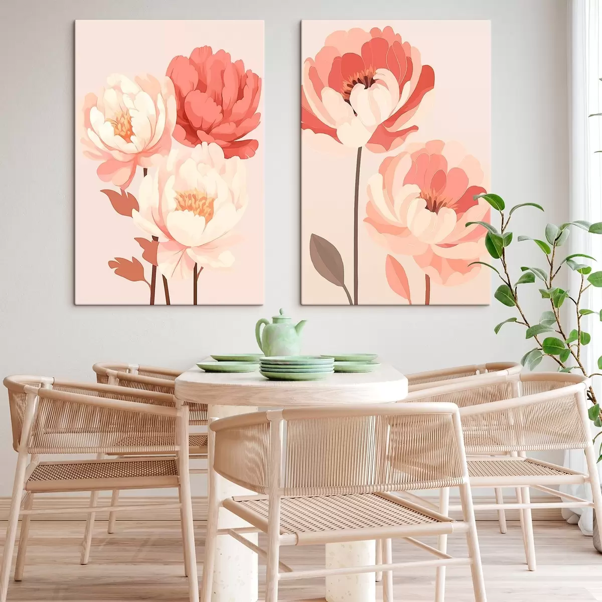 Glezna Peonijas m00850