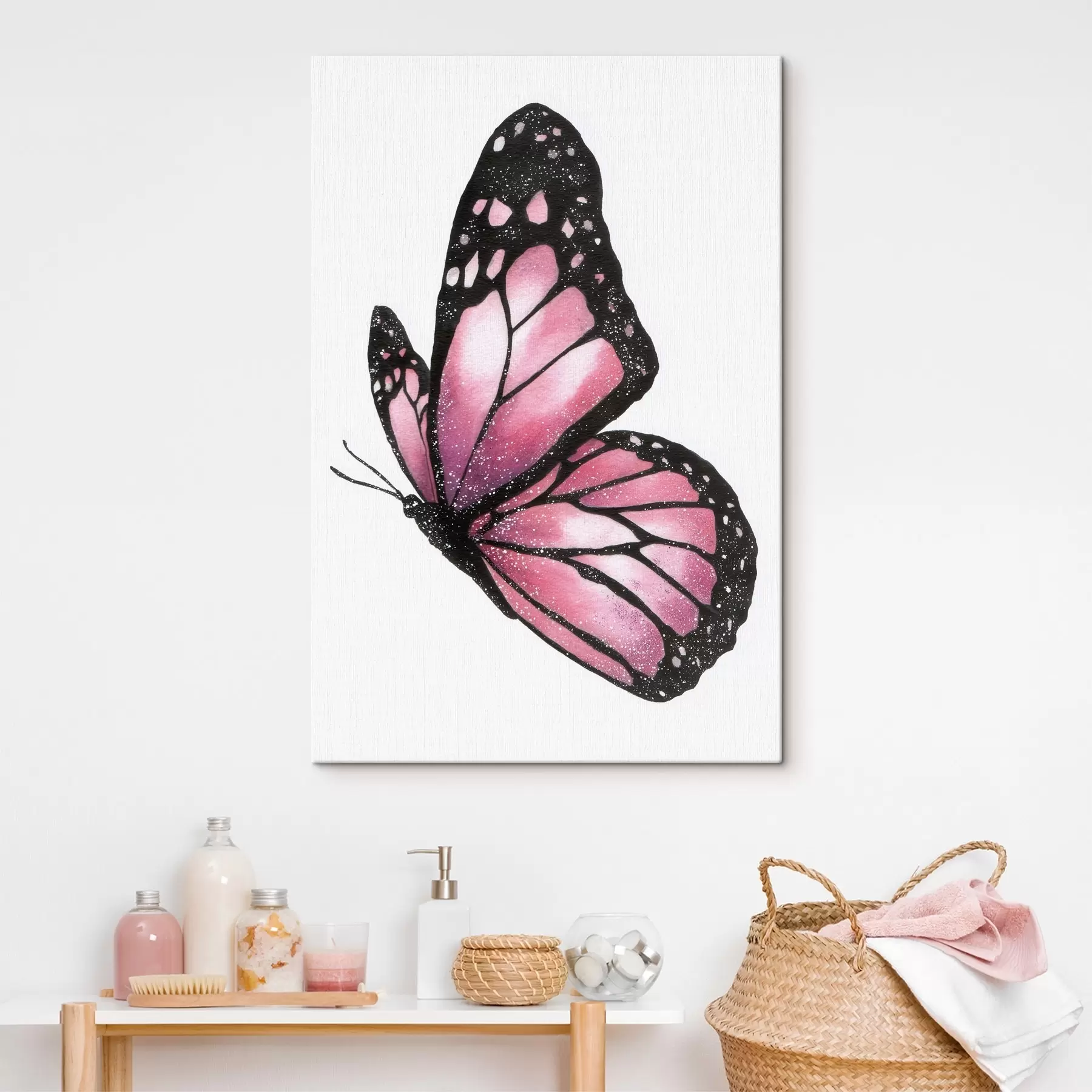 Glezna Grezns tauriņš, imitācija akvareļkrāsa s46074