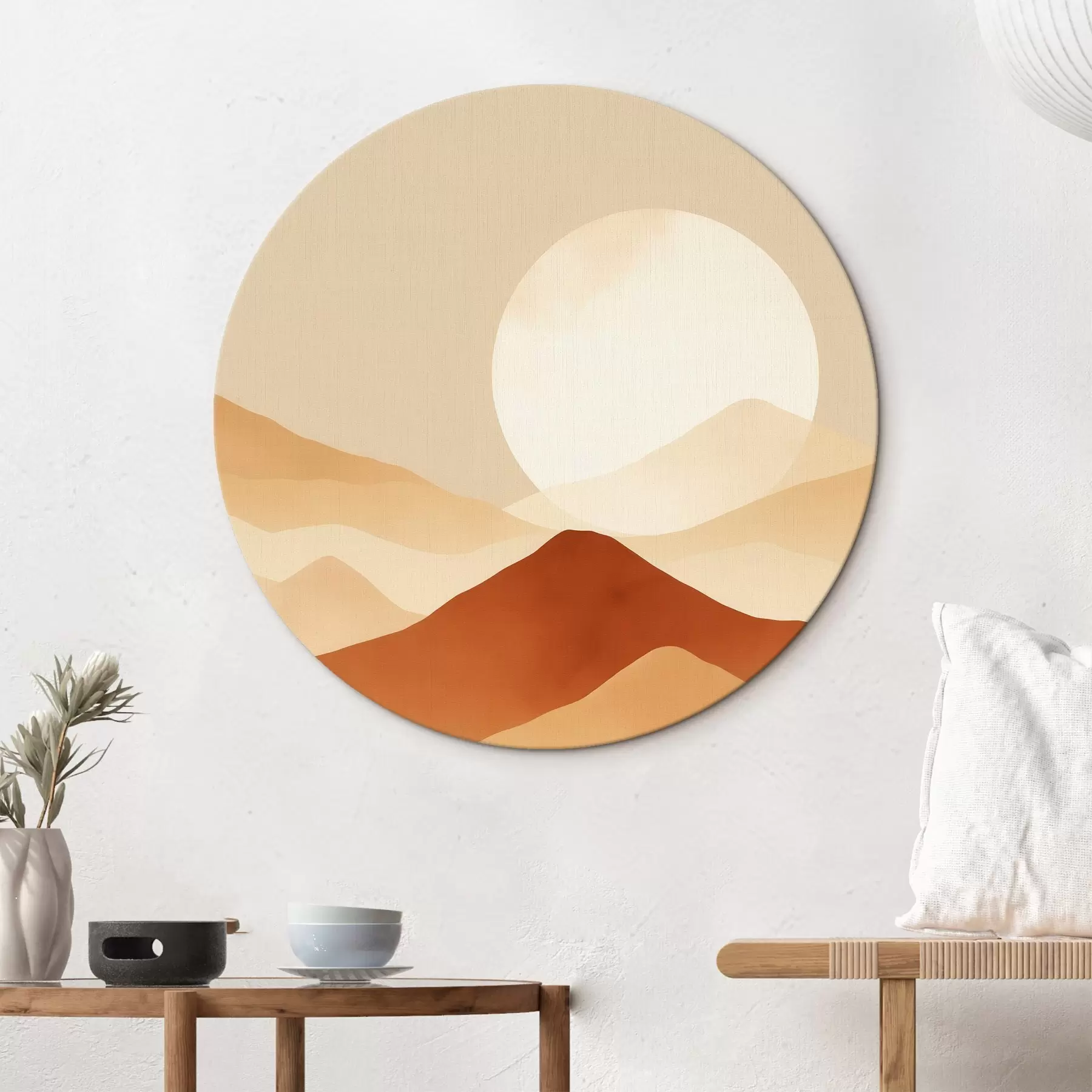 Glezna Milzīgs mēness uz fona r46083