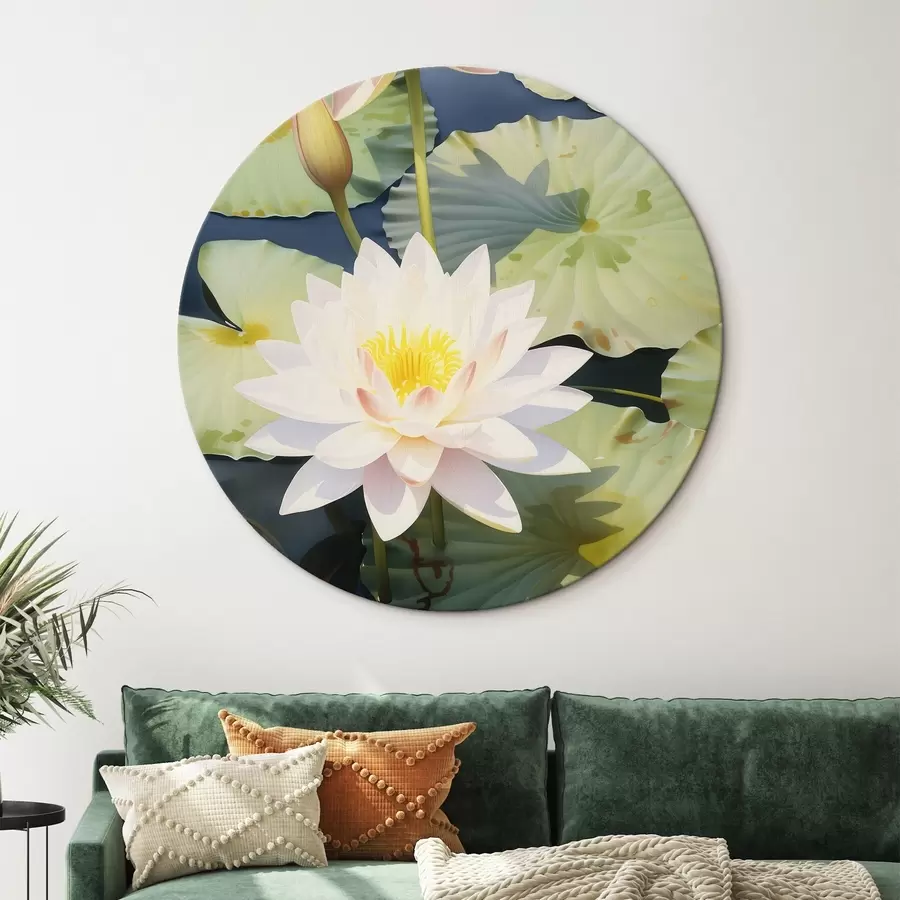 Glezna Greznas lotosa ziedi r46089