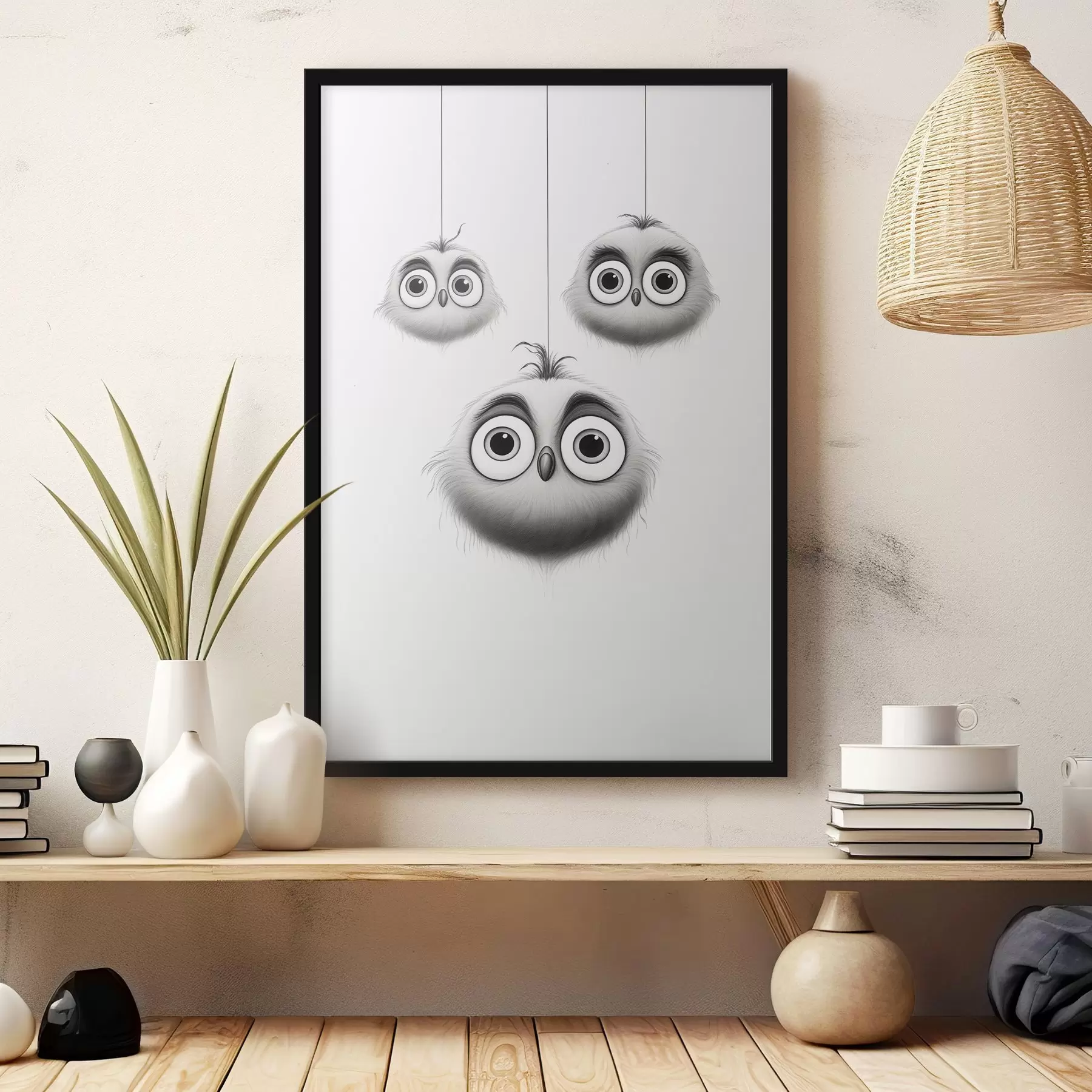 Fototapetes Trīs mīlīgi putniņi f46072