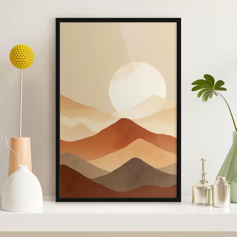 Fototapetes Milzīgs mēness uz fona f46083