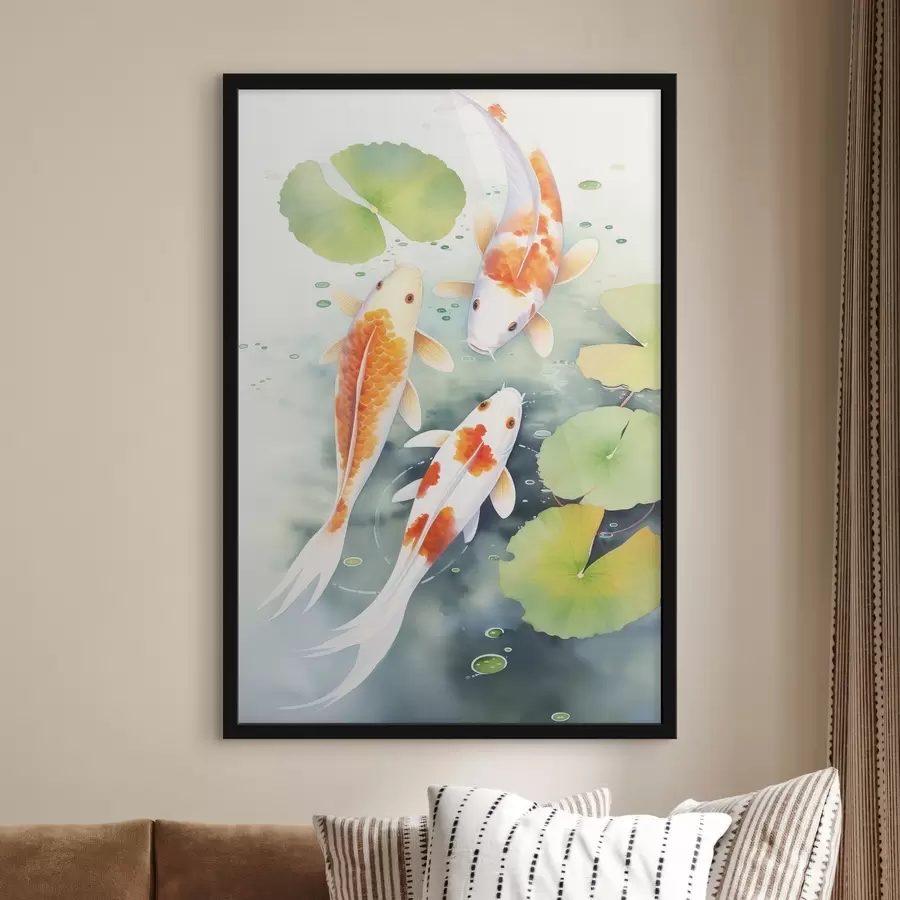 Fototapetes Trīs zivis f46085