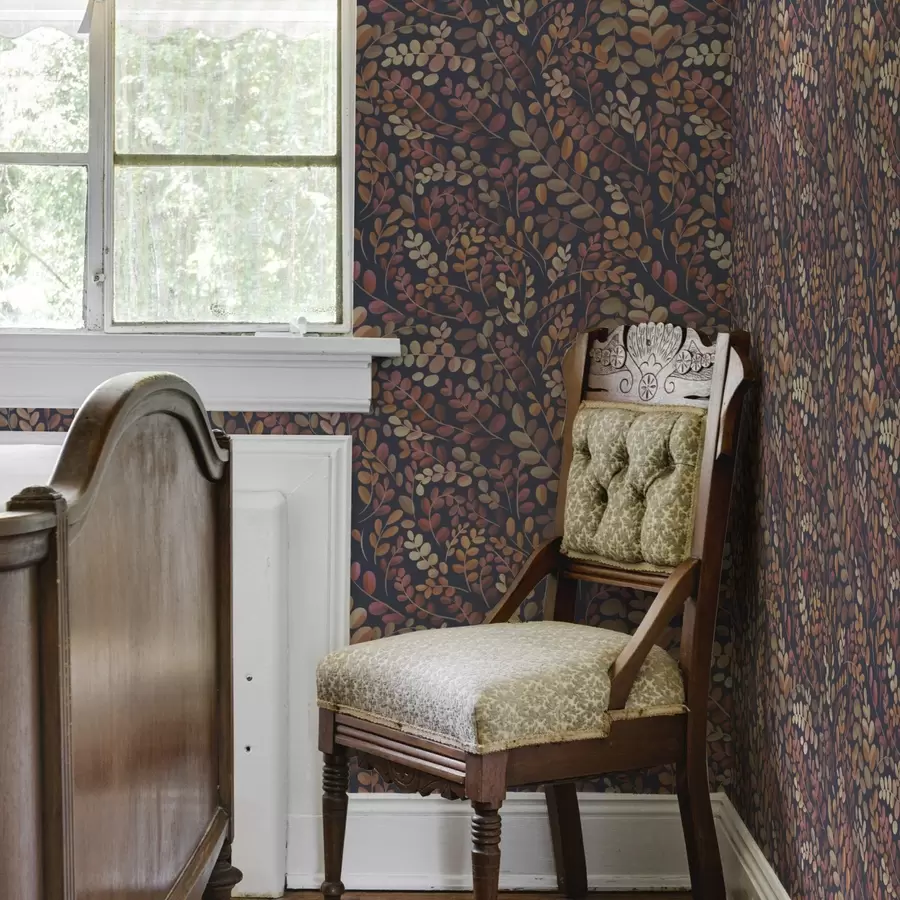 Fototapetes Rudens lapas siltos oranžrozā toņos a00799v2